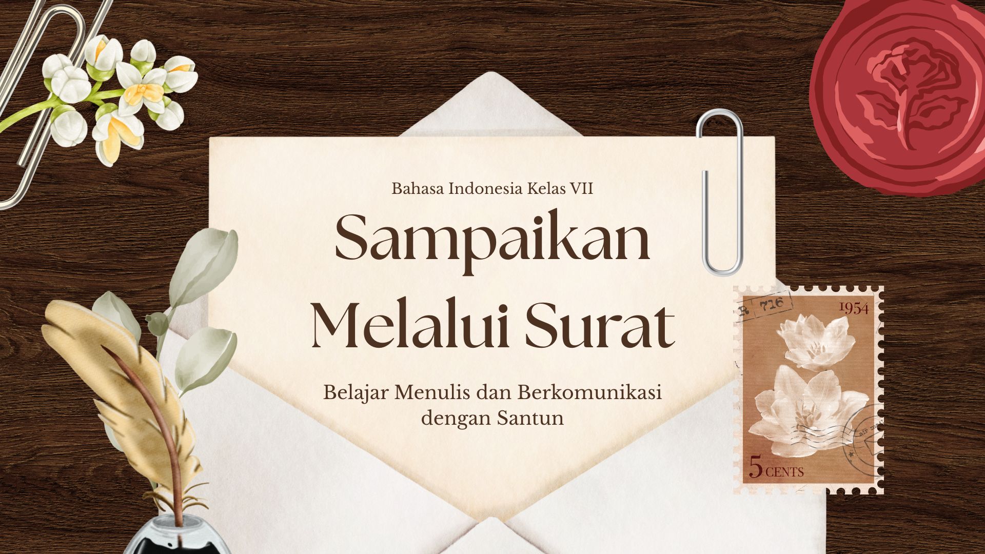 Presentasi Materi - Sampaikan Melalui Surat - Mata Pelajaran Bahasa Indonesia