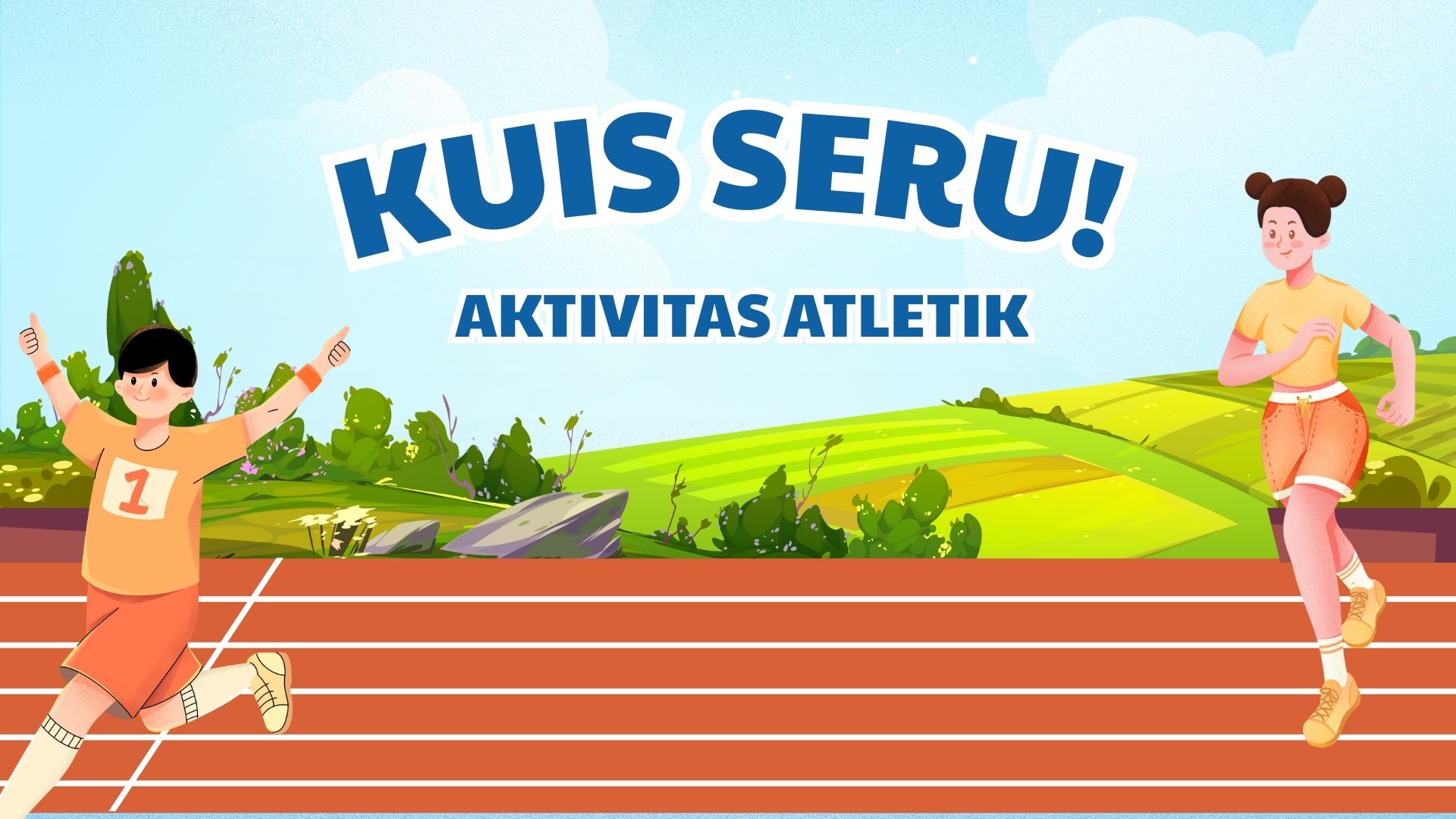 Presentasi Kuis-Aktivitas Atletik Biru Hijau Merah Ilustratif