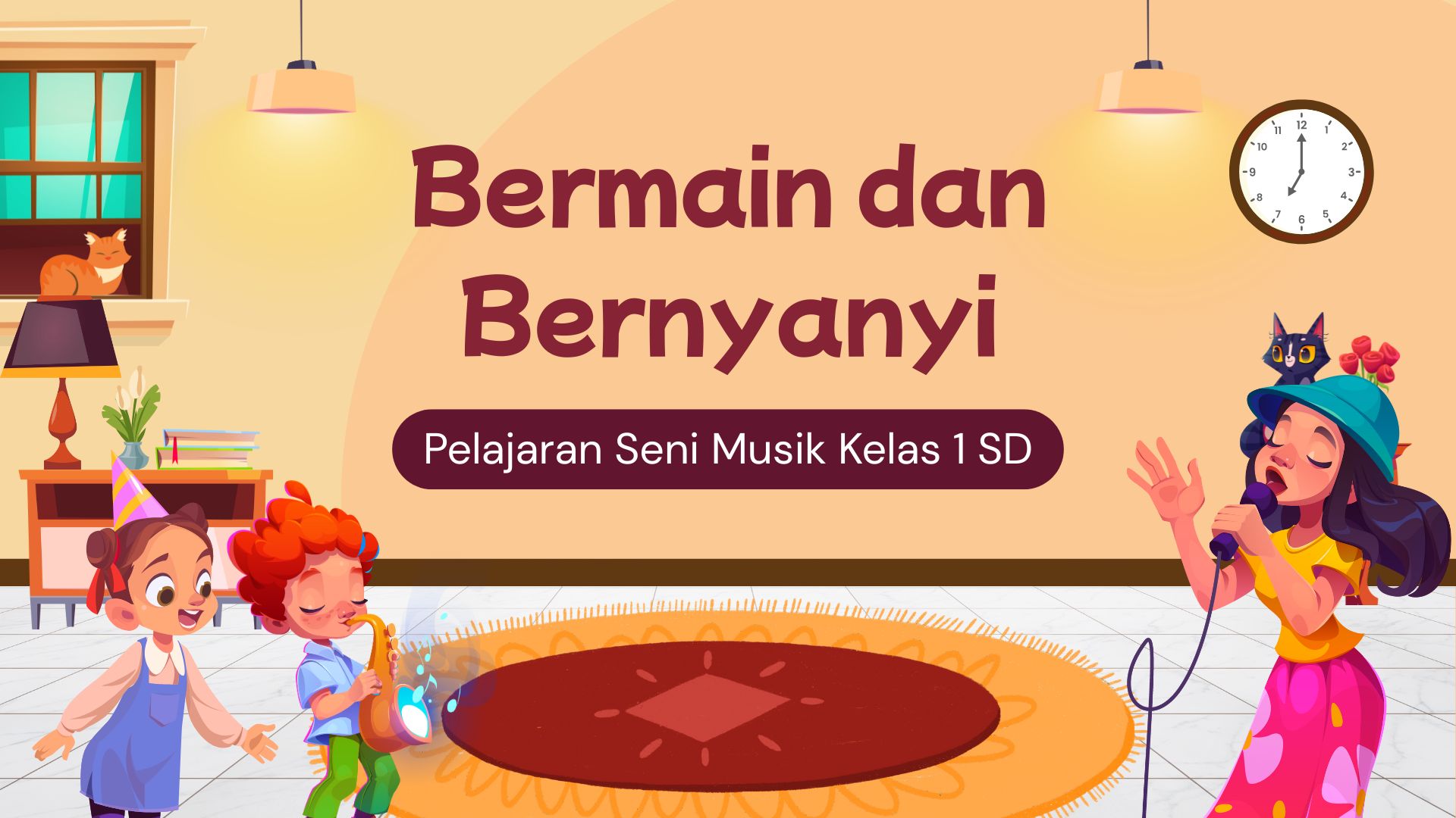 Presentasi Materi-Bermain dan Bernyanyi Cream dan Coklat Ilustratif