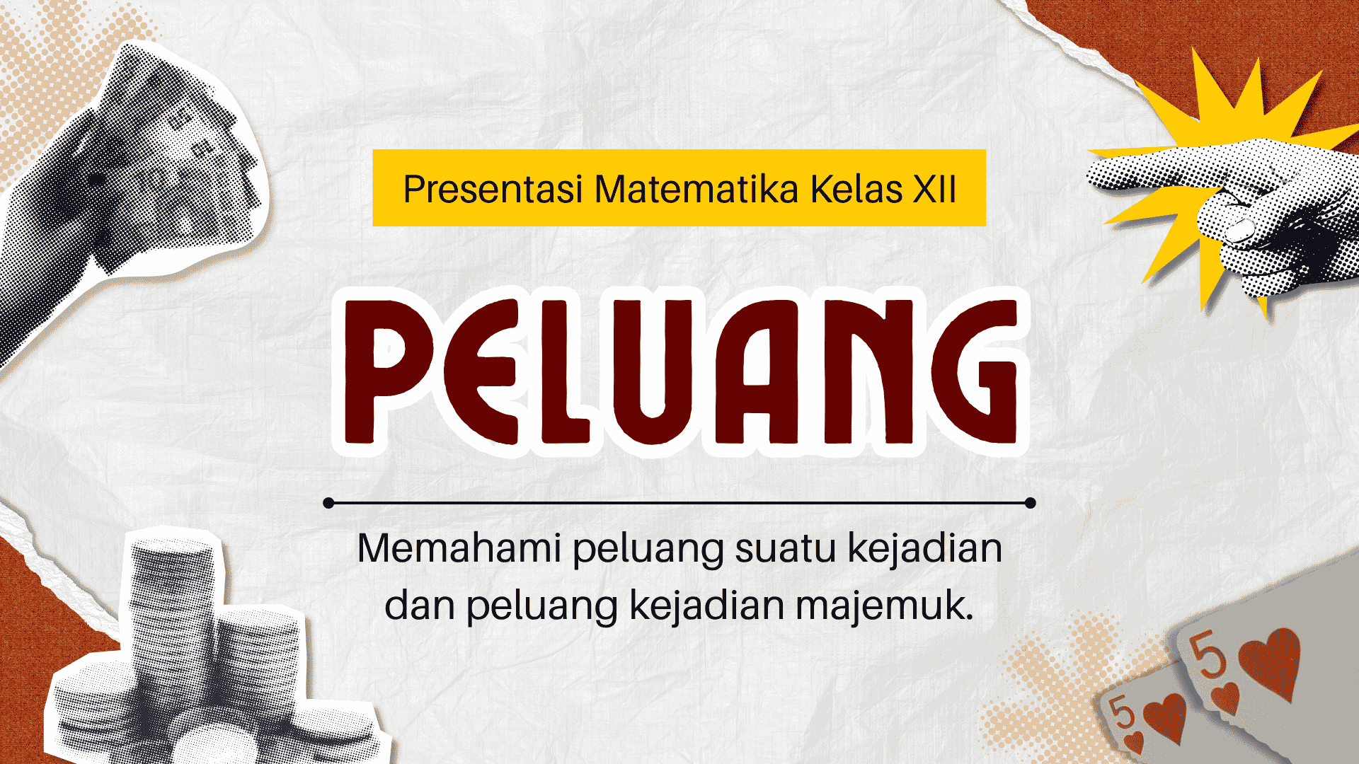Presentasi Peluang dalam Gaya Kolase Warna-warni